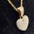 Swarovski Crystal Heart Pendant Necklace 32" Gold Tone Chain Swan Sign 4 thumbnail