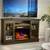 54-in TV Stand, Infrared Quartz Electric Fireplace with Remote Control 1 thumbnail