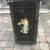 Vintage Mid Century Chinoiserie rolling bar cart B27 22 thumbnail