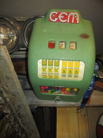 1930's GEM Trade Simulator 1 cent Machine - WORKS 1