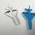 Vintage Plastic U.S.A.F Toy Airplanes w/ Cardboard Hanger Scenery 7 thumbnail