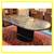 John Birch Restoration Hardware I-beam Dining Table + Custom Marble To 3 thumbnail