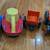 Set of 3 Green Toys Orange Tractor Vehicle + Tug Boat + Submarine 4 thumbnail