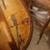 round oak[pedestal table 2 chairs 1 thumbnail