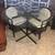 Glass top dining table with 2 chairs 2 thumbnail