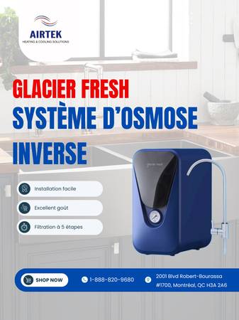 Glacier Fresh Système d’osmose inverse 1