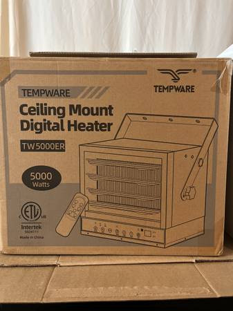 Ceiling Mount Digital Heater Tempware 1