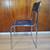 Set of 3 Sintesi Tubular Chrome Dining Accent Chairs w/Black Check 9 thumbnail