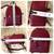 St. Scott London Burgundy Gold Hardware Mini Backpack Shoulder Bag 8 thumbnail