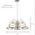 ~ ~ ~ Hampton Bay 5-Light Brushed Nickel Chandelier ~ ~ ~ 3 thumbnail