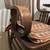 Antique ~ 1890s Victorian Oak Rocking Chair - Large Pressed Back 5 thumbnail