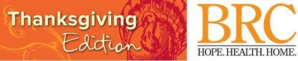 Thanksgiving is coming and volunteers will be needed! 1