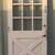 Vintage solid wood mid century house door 16 thumbnail
