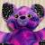 Build-A-Bear Workshop Vampire Starry Night - BAT - Purple 18" Plush 1 thumbnail
