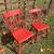 Pair of Vintage Wood Chairs 🪑 🪑-RUSTIC & Chippy!!  2/$40 or $25.00 each 4 thumbnail