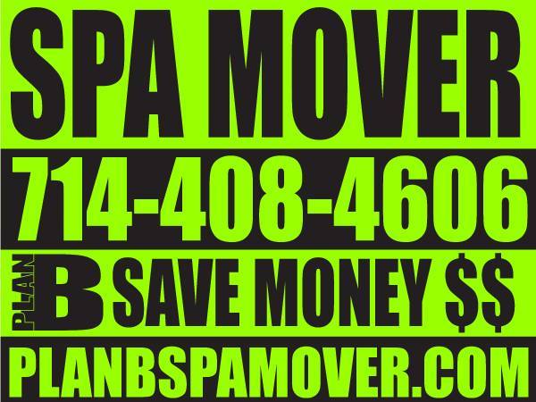 PLAN B SPA MOVERS / SPA MOVER / SPA MOVING / SPA REMOVAL / SPA MOVE 1