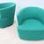 Modern Coalesse Joel Blue Swivel Lounge Chairs by Walter Knoll, a Pair 13 thumbnail