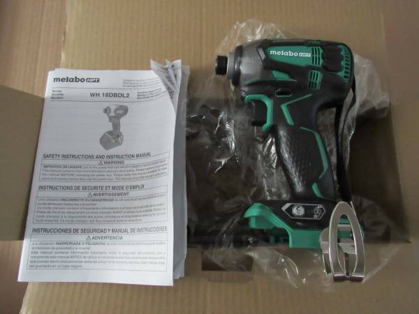 NEW Metabo HPT 18 Volt Li-ion Triple Hammer Impact Driver 1