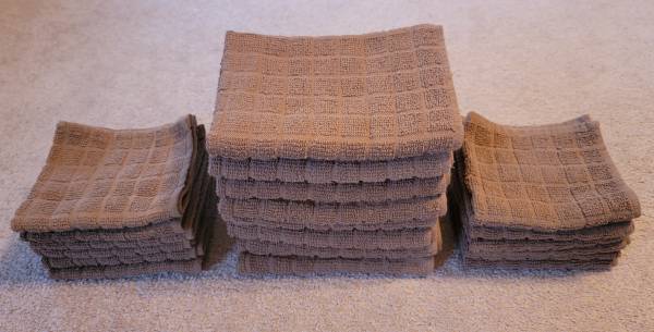 New Brown Kitchen Towel Set Dish Towel Dishtowel Dish Cloth Dishcloth 1