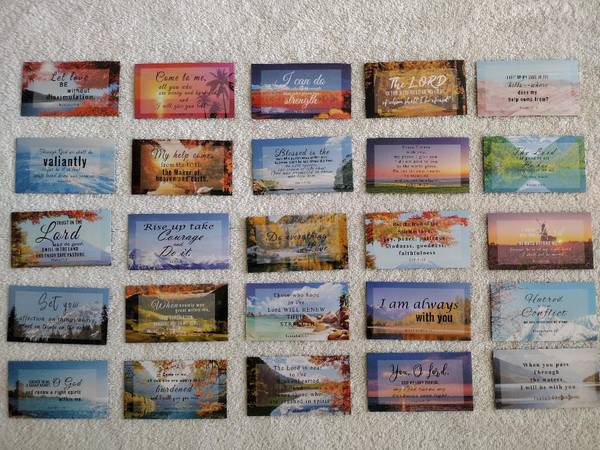 50 Inspirational Bible Verse Magnets 1