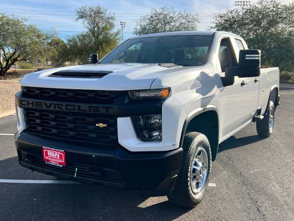 2022 CHEVROLET SILVERADO 2500 CREW CAB LONG BED WORK TRUCK LOW MILES 1