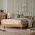 Article BASI FULL BED FRAME - OAK - Floor Model 2 thumbnail
