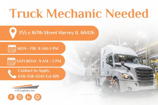 LOOKING FOR A TRUCK MECHANIC 1