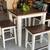 Counter Height Square Solid Wood Table & Stools Furniture 1 thumbnail