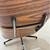 Mid Century Lounge chair ottoman / Black Palisander/ real leather/ New 3 thumbnail