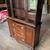 Vintage antique federal style mahogany china cabinet 2 thumbnail
