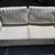 Ivory sofa couch with polyurethane loveseat cushions and 2 toss pillow 3 thumbnail