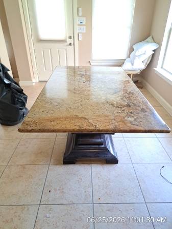 Granite Top Dining Table 1