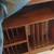 Vintage SOLID mahogany dish rack 3 thumbnail
