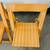 Mid Century Modern Set of 4 Vintage Romanian Folding Chairs 6 thumbnail