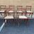 Set of 6 Sheraton saber leg mahogany dining chairs by Drexel 1 thumbnail