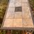 Patio table - rectangular- brown tile top 4 thumbnail