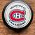 Vintage MONTREAL CANADIENS game used hockey puck ! 1 thumbnail