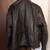 INTERSTATE BLACK LEATHER MENS JACKET SIZE 46 WITH LINER 5 thumbnail