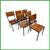 West Elm Rustic Side Dining Chairs, Set Of Six 1 thumbnail