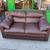 Vintage 80’s Modern Leather Love Seat 3 thumbnail