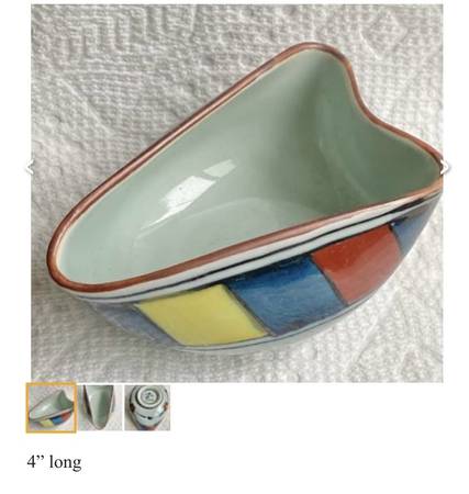 Ceramic Heart Dish From Japan 1