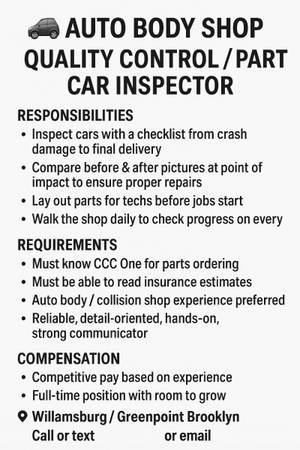 Auto Body Parts / CCC / PartsTrader / Car Inspector – 1