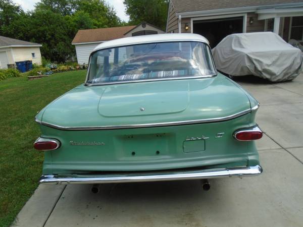 1961 studebaker lark 6 4 puertas hot rod sin óxido genial asf !!!!!!!!!!!!!!! - $5,500 (Elgin)63616850030209124