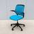 Steelcase Cobi Ergonomic Desk Task Chair in Blue Jay Color Fabric 8 thumbnail