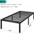 Twin size metal bed frame + luxurious mattress 2 thumbnail