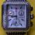 Michele Deco MW06A01 Stainless Steel Diamond Rectangular Watch 2 thumbnail