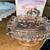 Vintage Indiana Glass Pink Open Lace Edge Pedestal Candy Box Dish with Lid 5 thumbnail