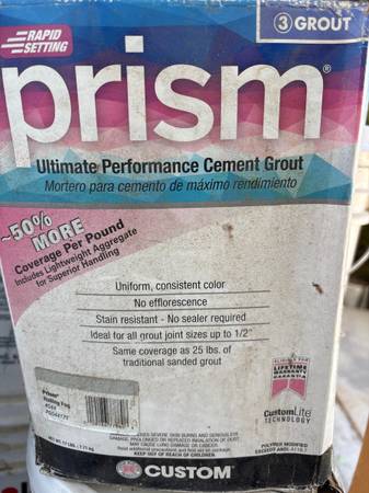 Prism grout 1