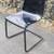 REDUCED! Quality Vintage Black Hard Plastic Molded Cantilever Chair 2 thumbnail