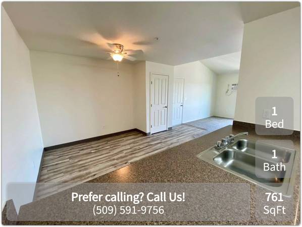 $1,321 / 1br - 761ft2 - We welcome your furry friends! Pet Friendly! 1 Bd / 1 Ba / 761 SqFt (Kennewick -  Pasco, Richland)63862923613313120